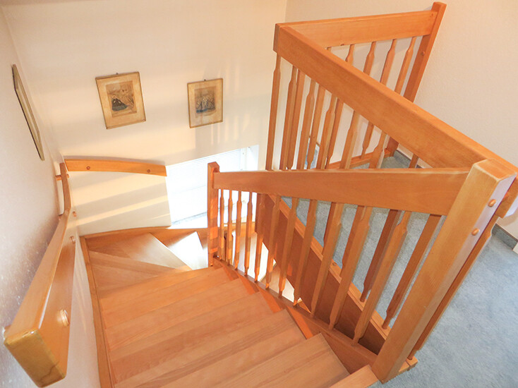 Treppe ins Erdgeschoss