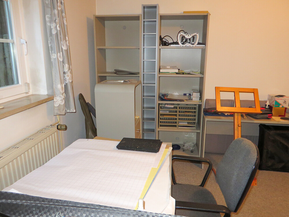 Arbeitsbereich im Hobbyraum