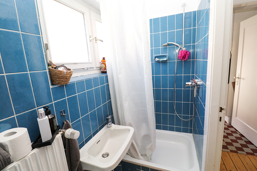 Badezimmer im Erdgeschoss - Vorderhaus