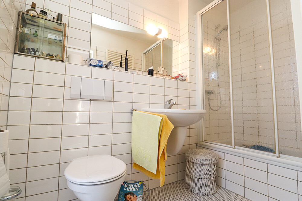 Badezimmer im Obergeschoss - Anbau