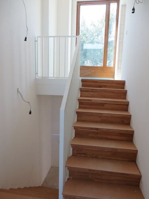 Treppe zum Staffelgeschoss