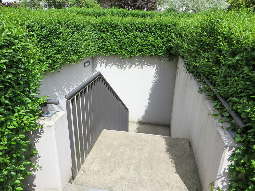 Zugang Fahrradraum und Tiefgarage