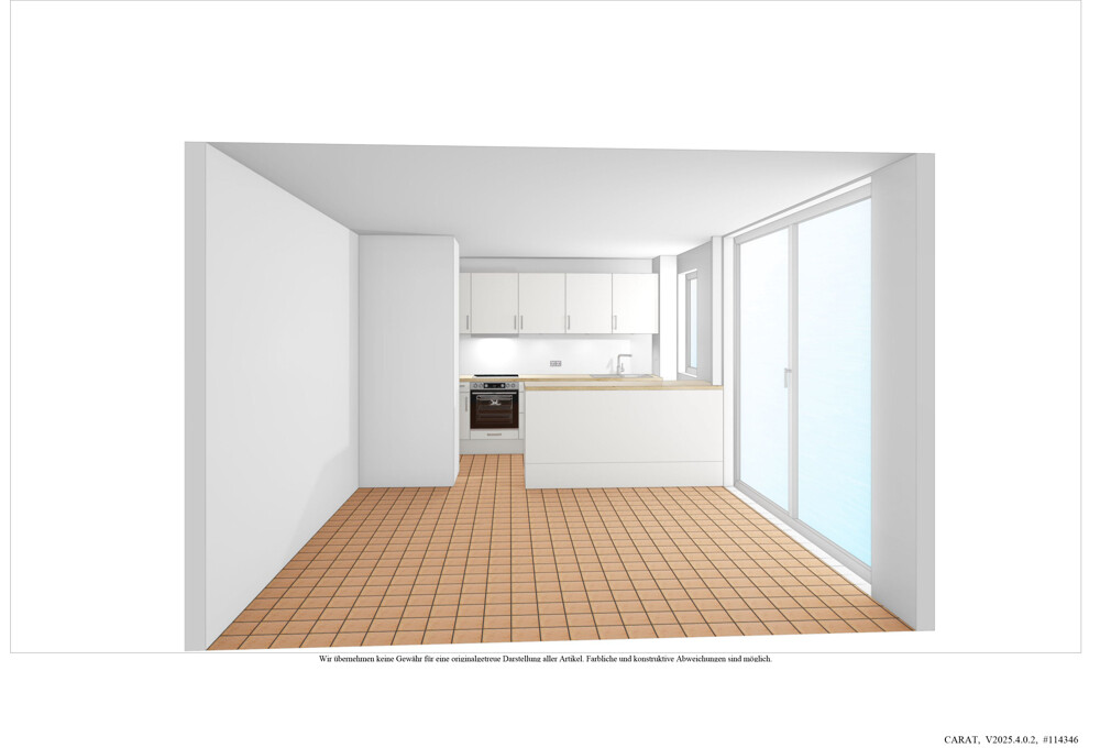 Küchenplanung Ansicht / Perspektive