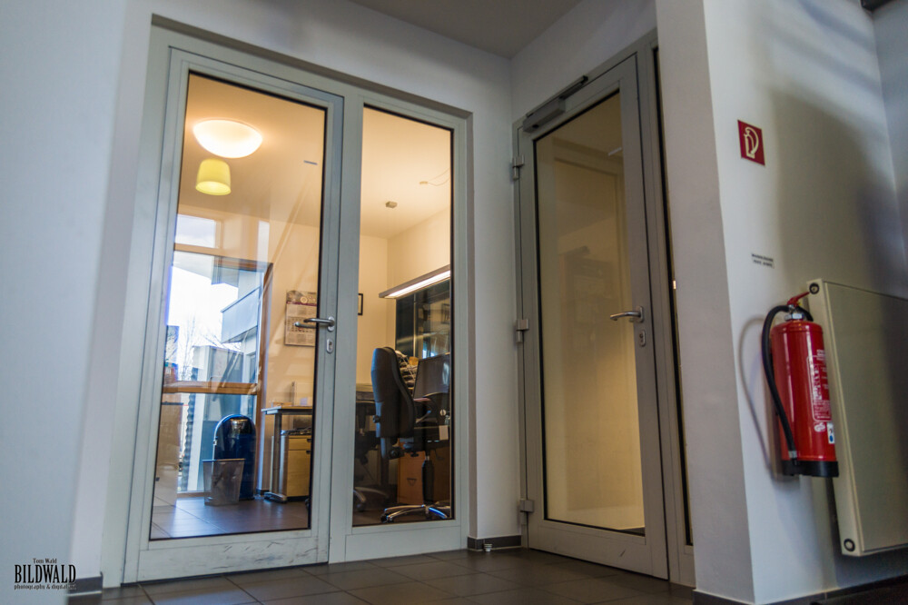 Zugang Flur und Werkstattleiter