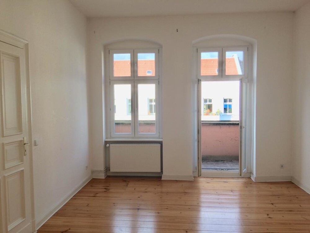 Schlafzimmer mit Balkon