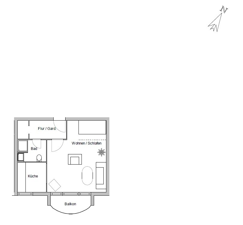 Grundriss WE 16