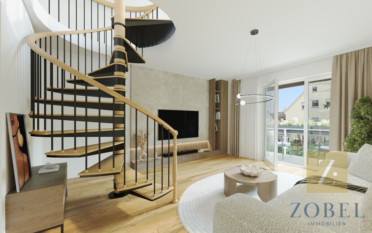 Wohnzimmer Wohnung im OG