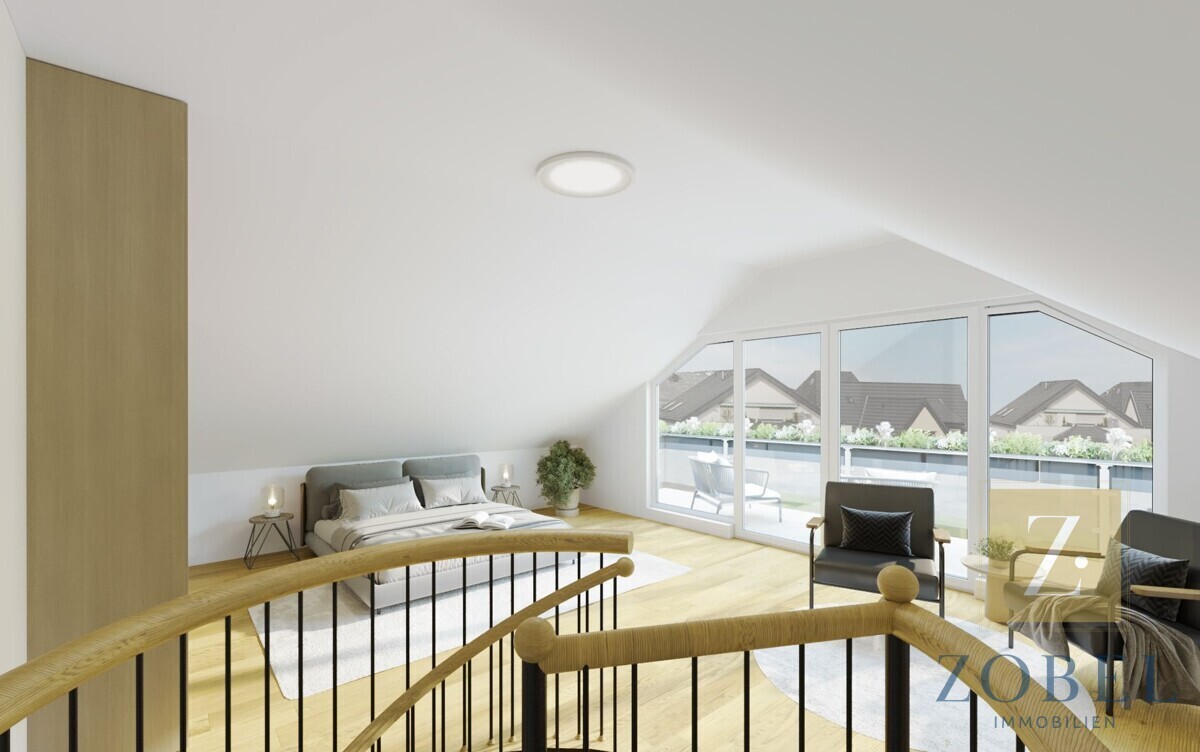 Schlafzimmer Wohnungim OG