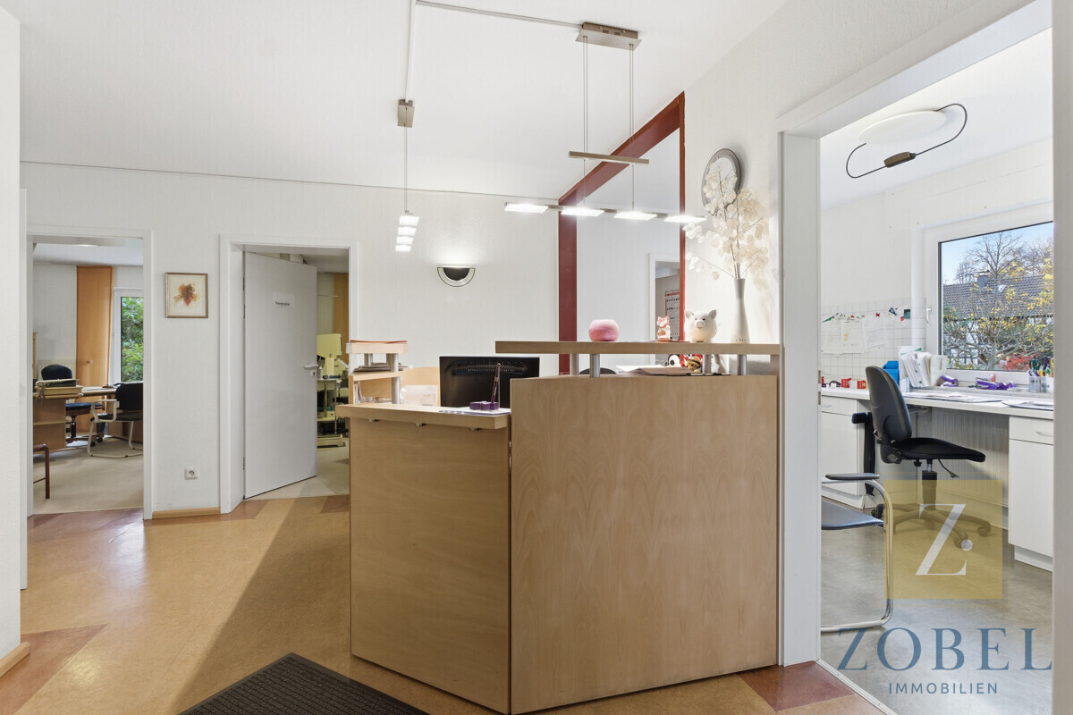 Empfangsbereich Praxis