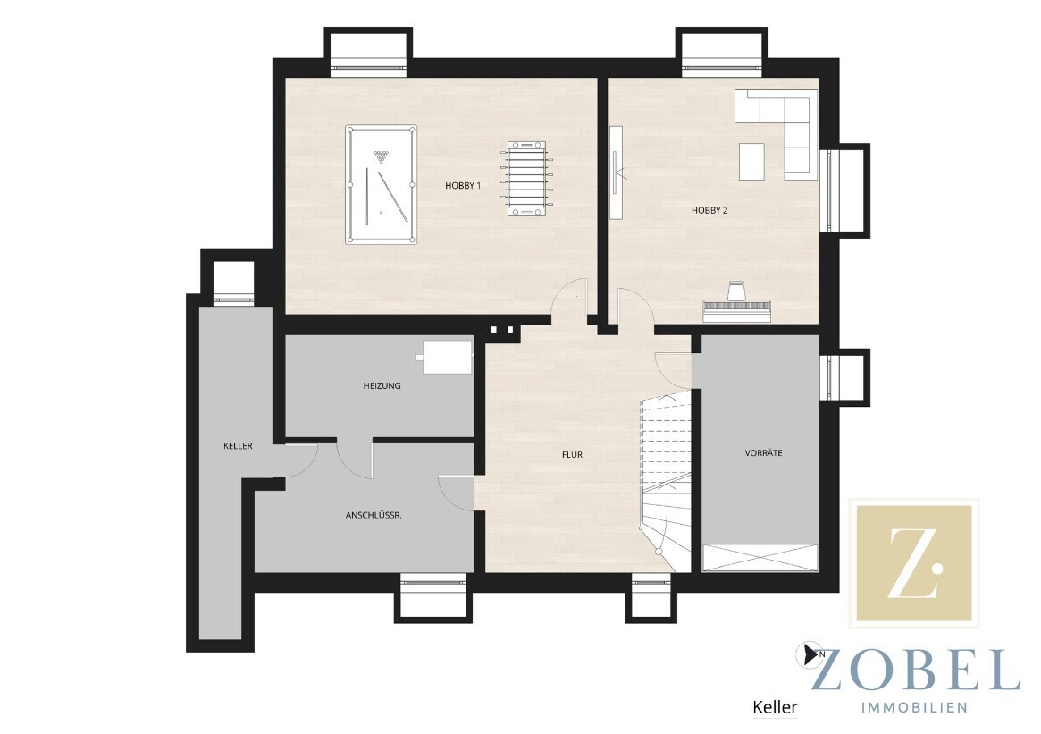 Grundriss Kellergeschoss