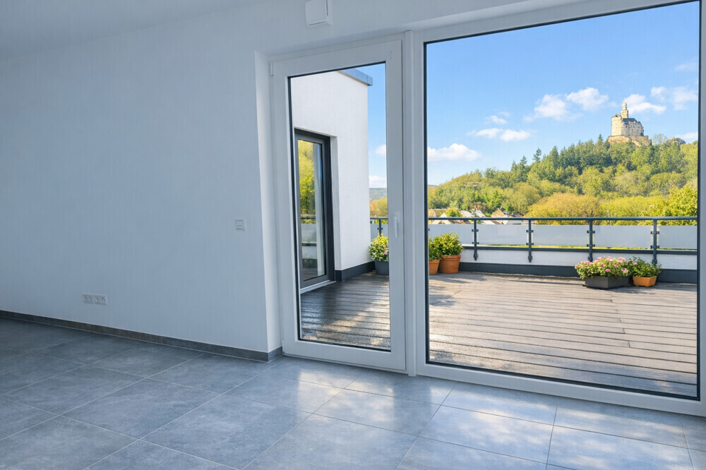 Ausblick Schlafzimmer