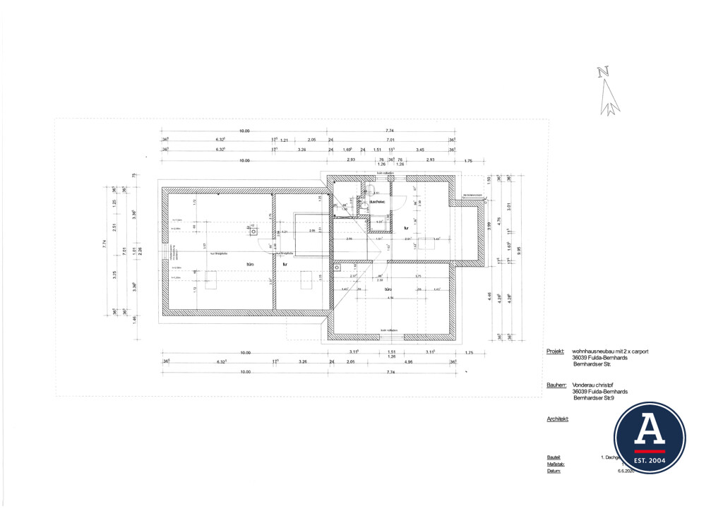 Grundriss Dachgeschoss