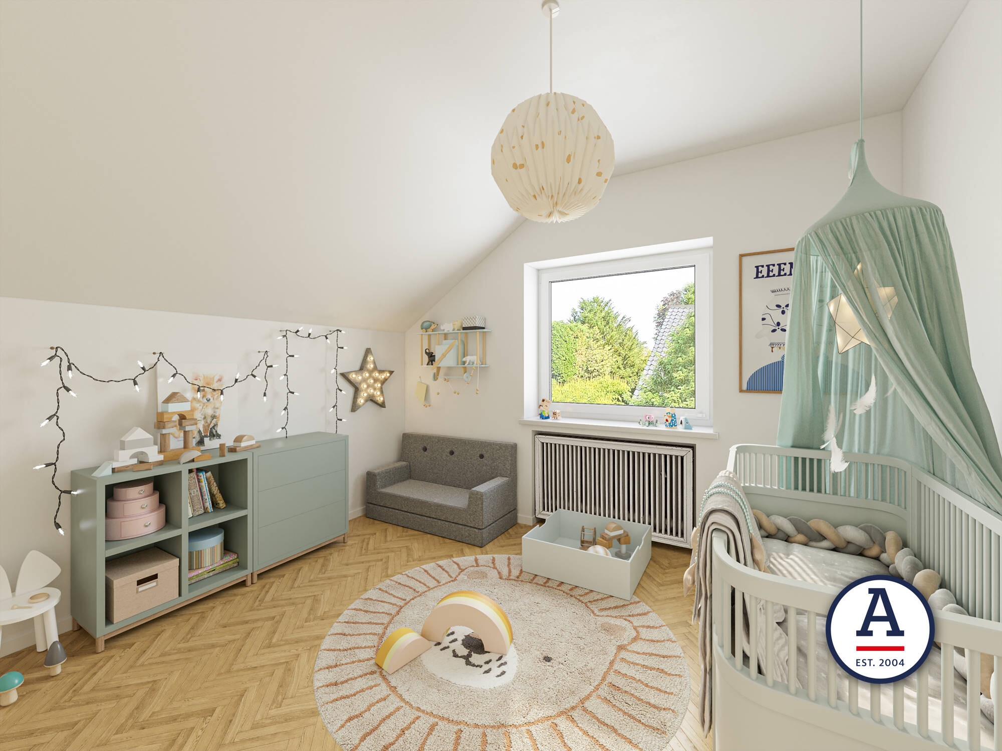 Kinderzimmer II (Einrichtungsbeispiel)