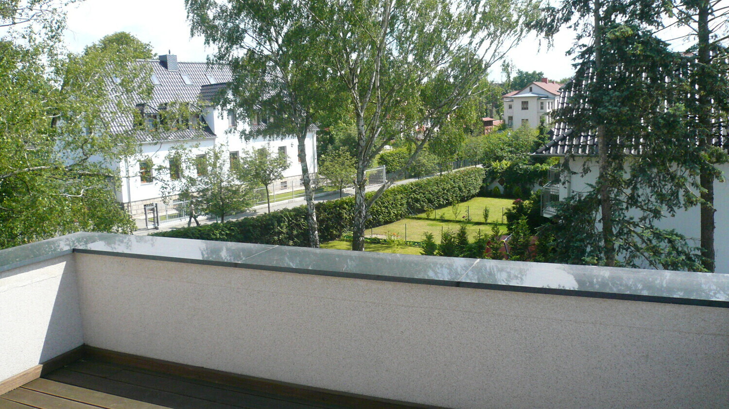 Blick vom Balkon Obergeschoss