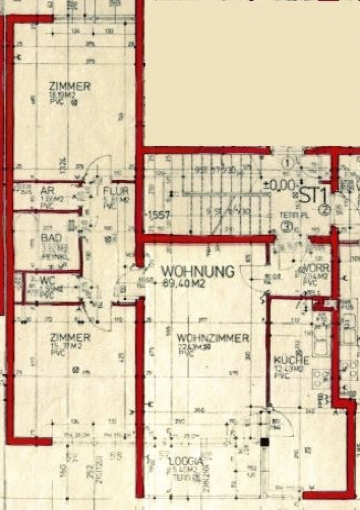 Grundriss -  Dr. Franz Josef Schicht Gasse 15:1:3