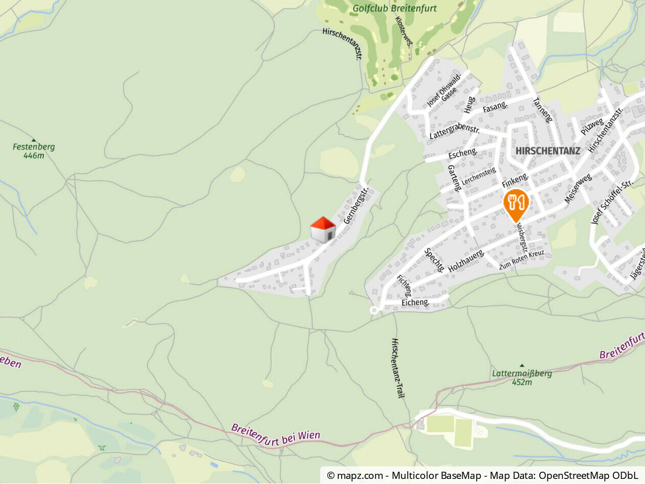 Geolyzer Kartenausschnitt