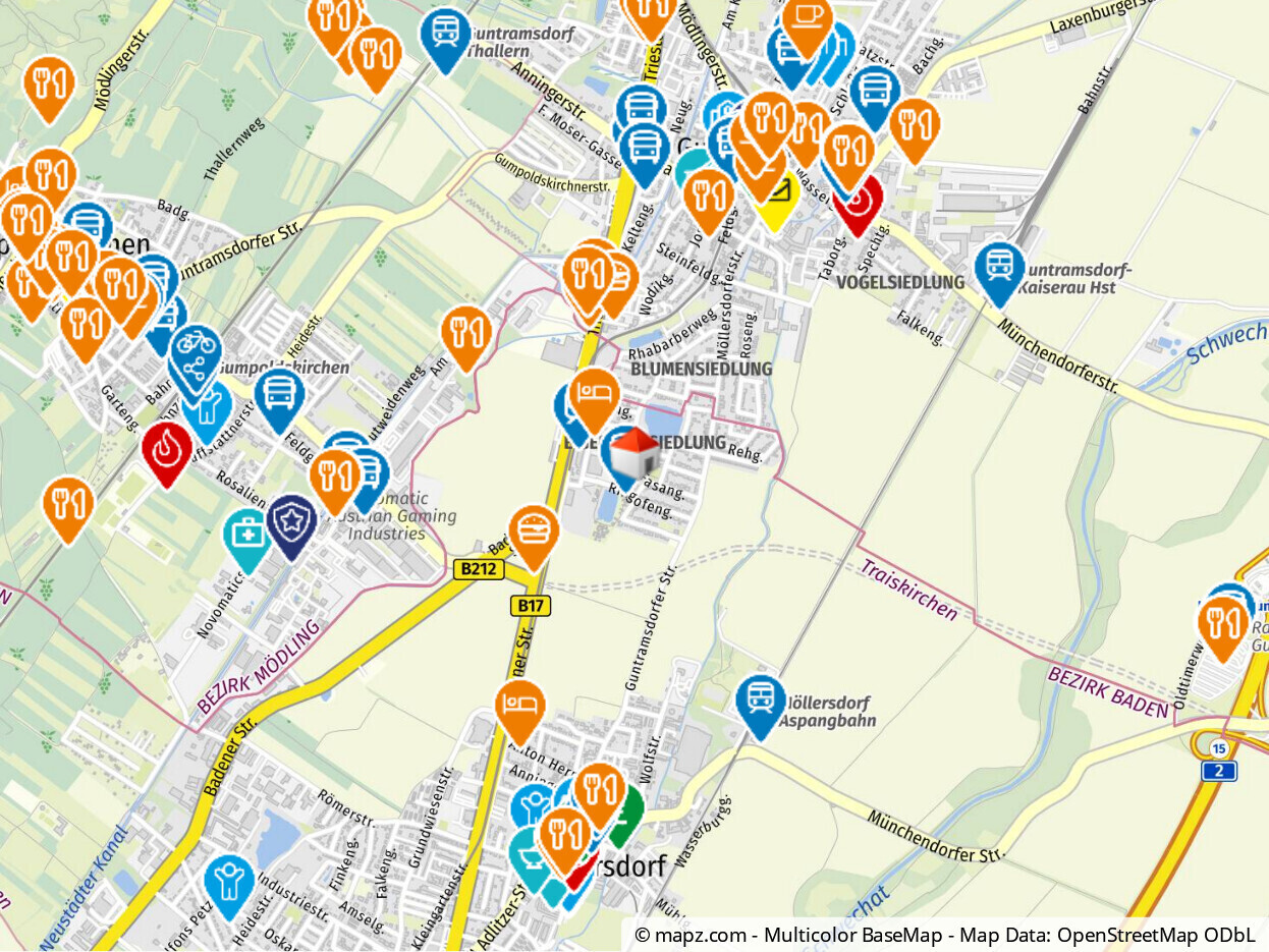 Geolyzer Kartenausschnitt