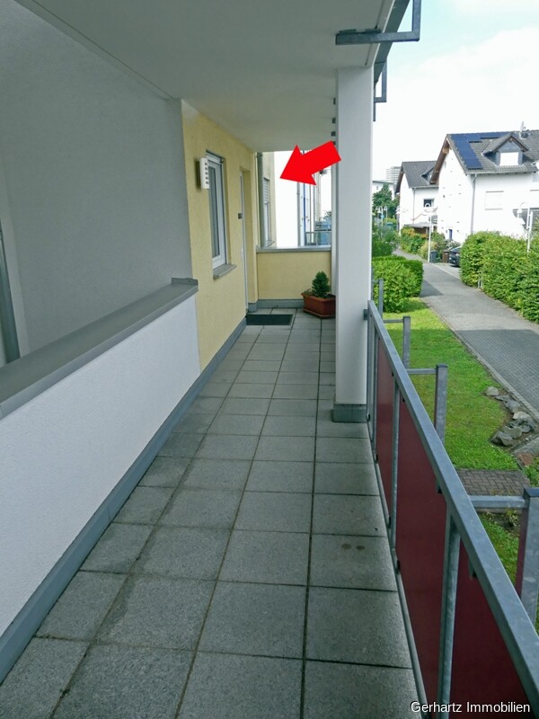 Laubengang/Zugang zur Wohnung
