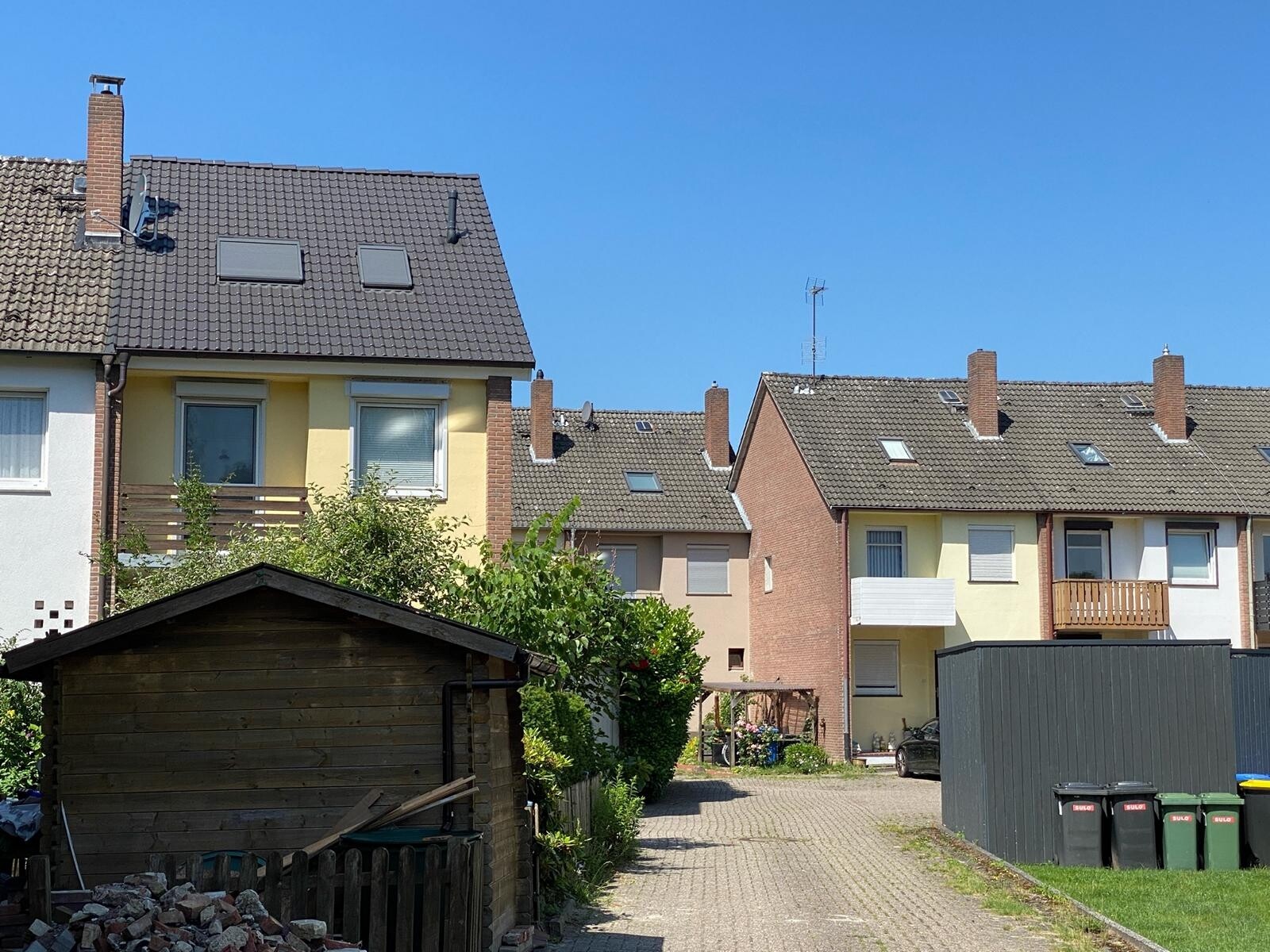 Ansicht Zuwegung