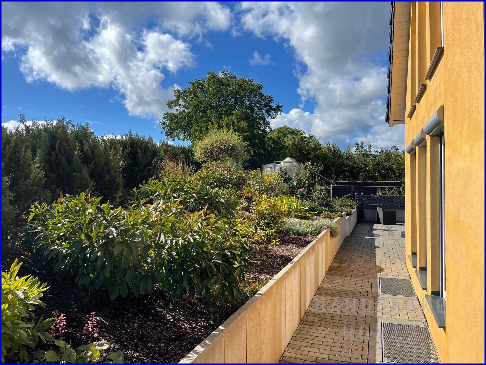 Südansicht auf den Garten