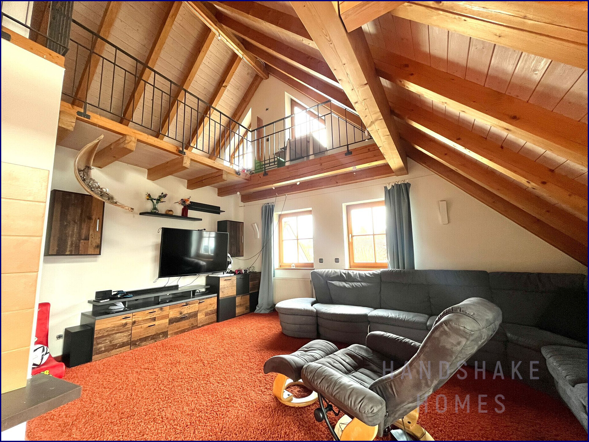 Wohnzimmer OG mit Empore