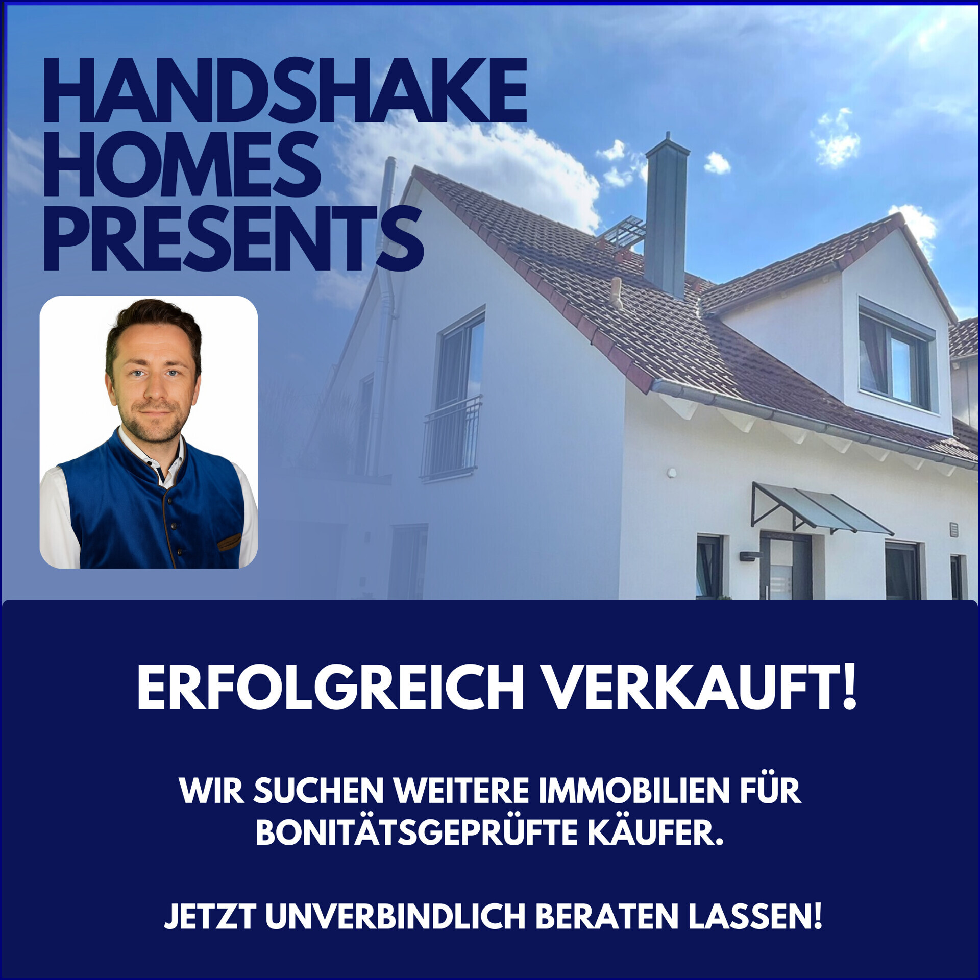 ERFOLGREICH VERKAUFT Sebastian - Template bitte kopieren und Immobilienbild einfügen