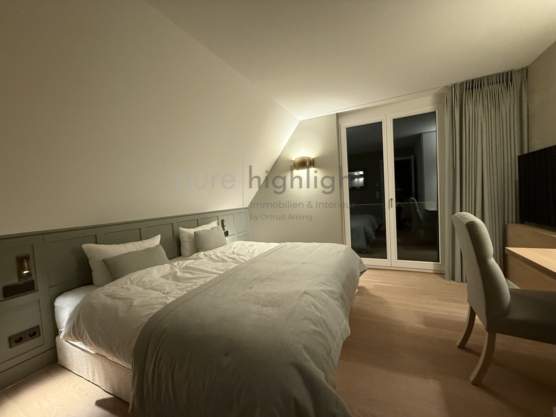 Schlafzimmer Musterwohnung