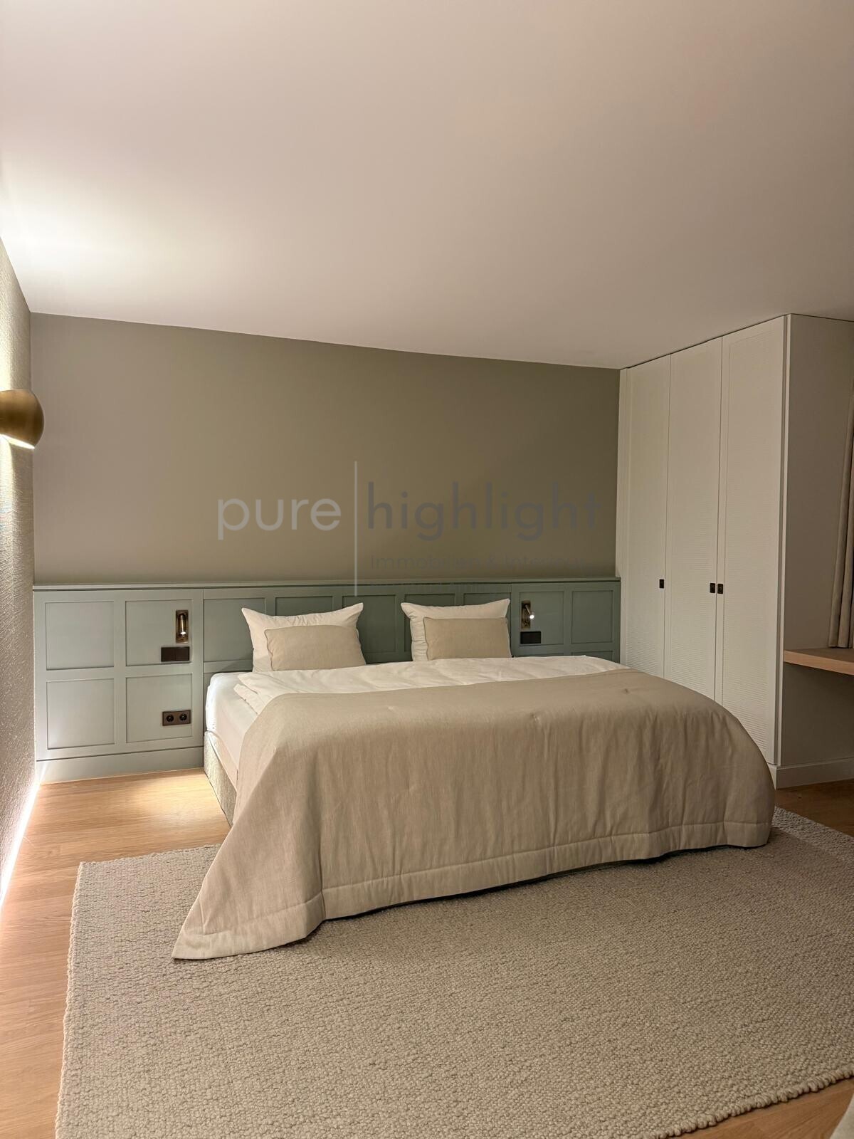 Schlafzimmer Musterwohnung