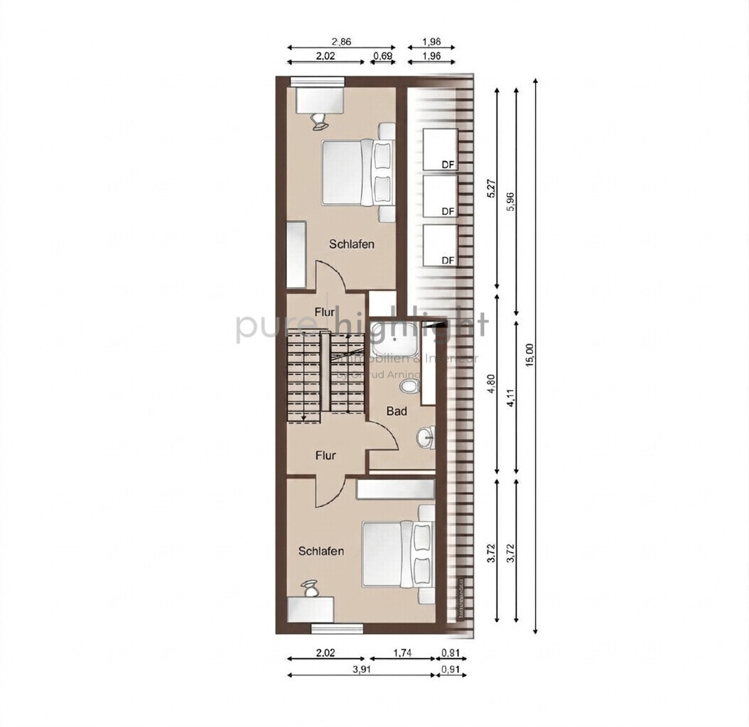 Grundriss Haus A Ebene 1