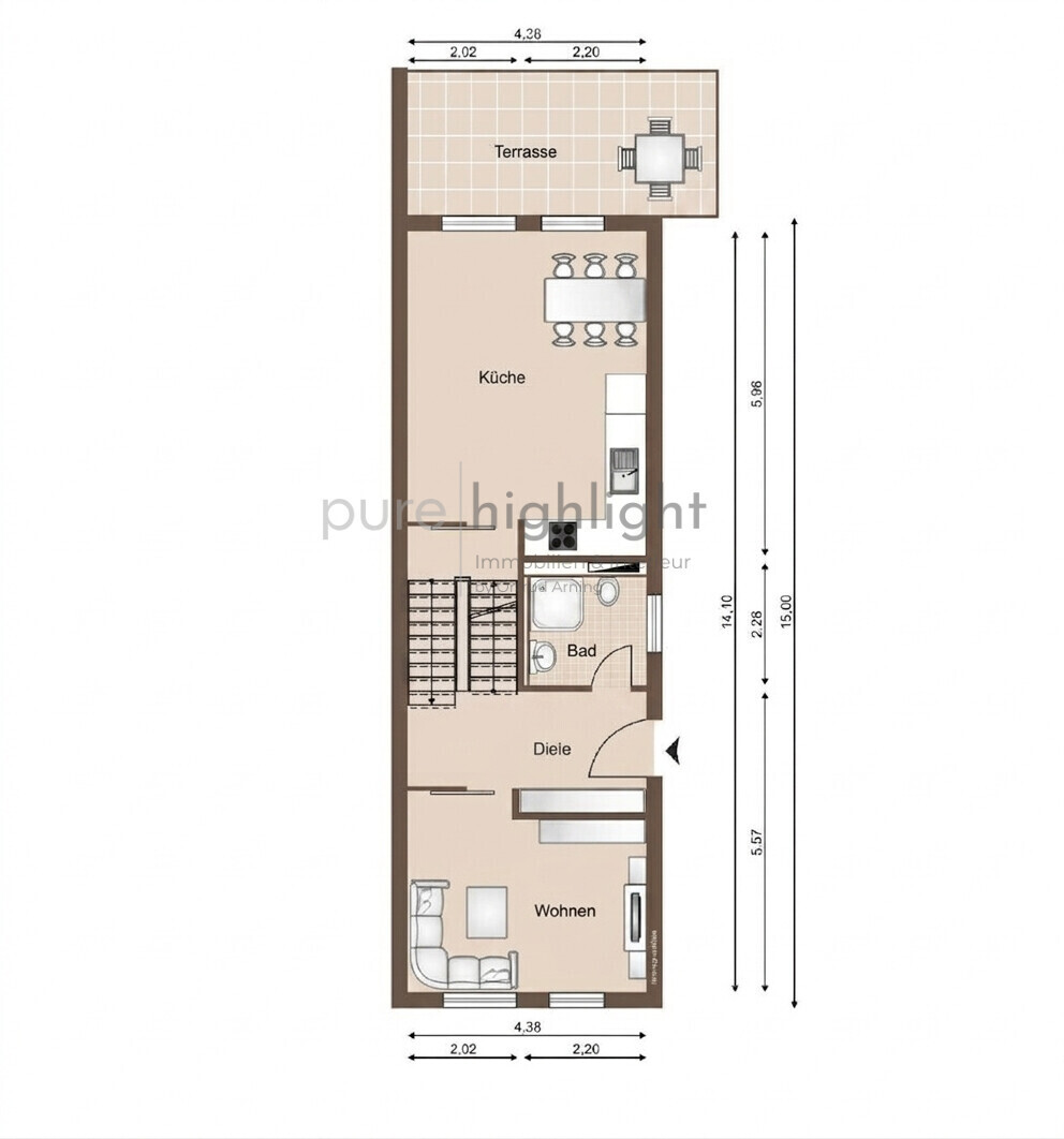 Grundriss Haus A Ebene 0