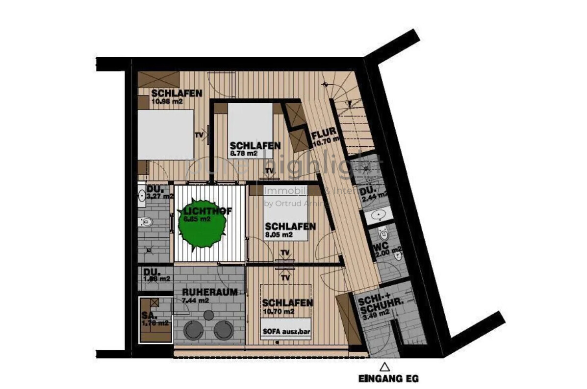 Grundriss Obergeschoss