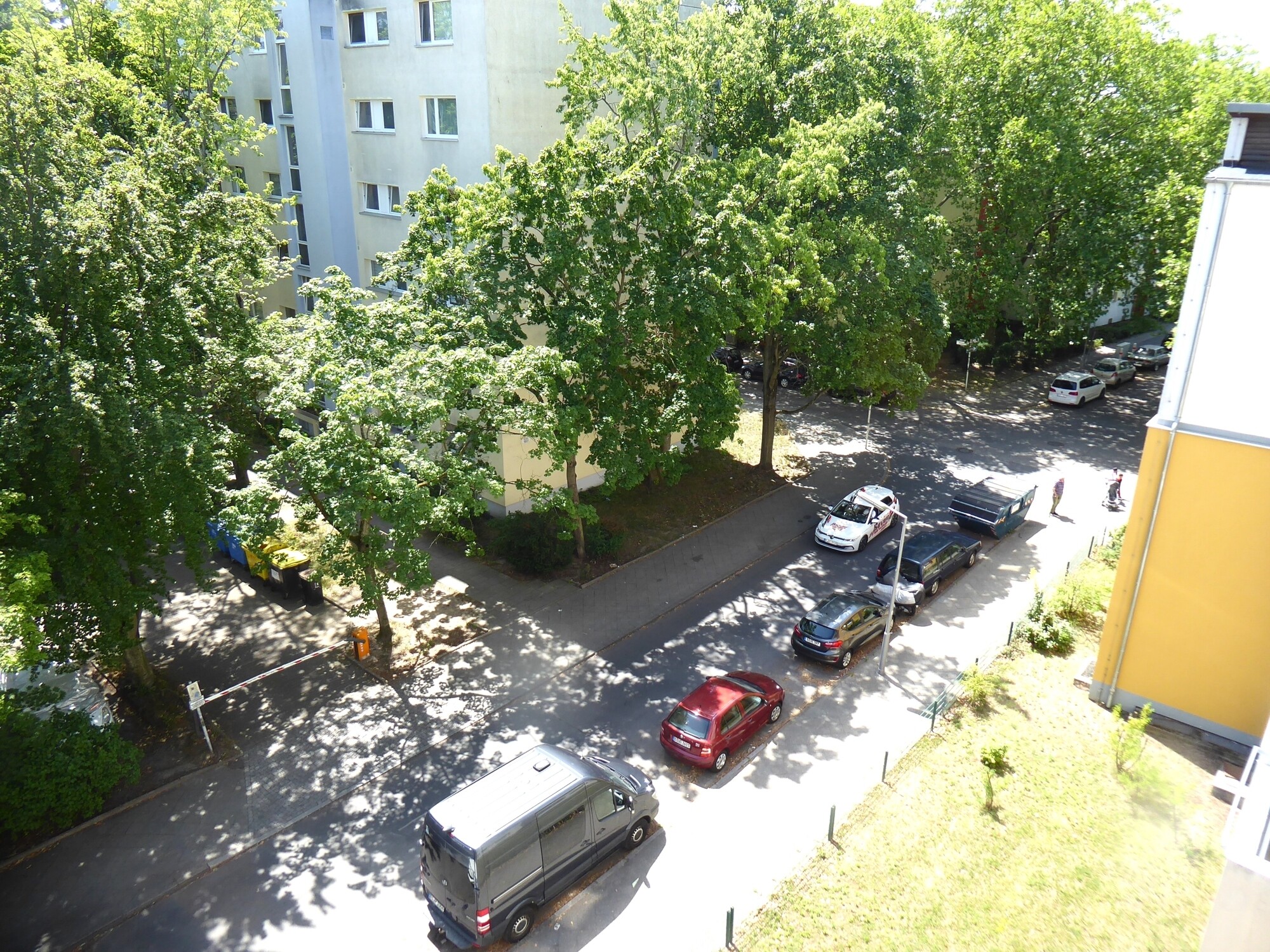 Blick vom Balkon