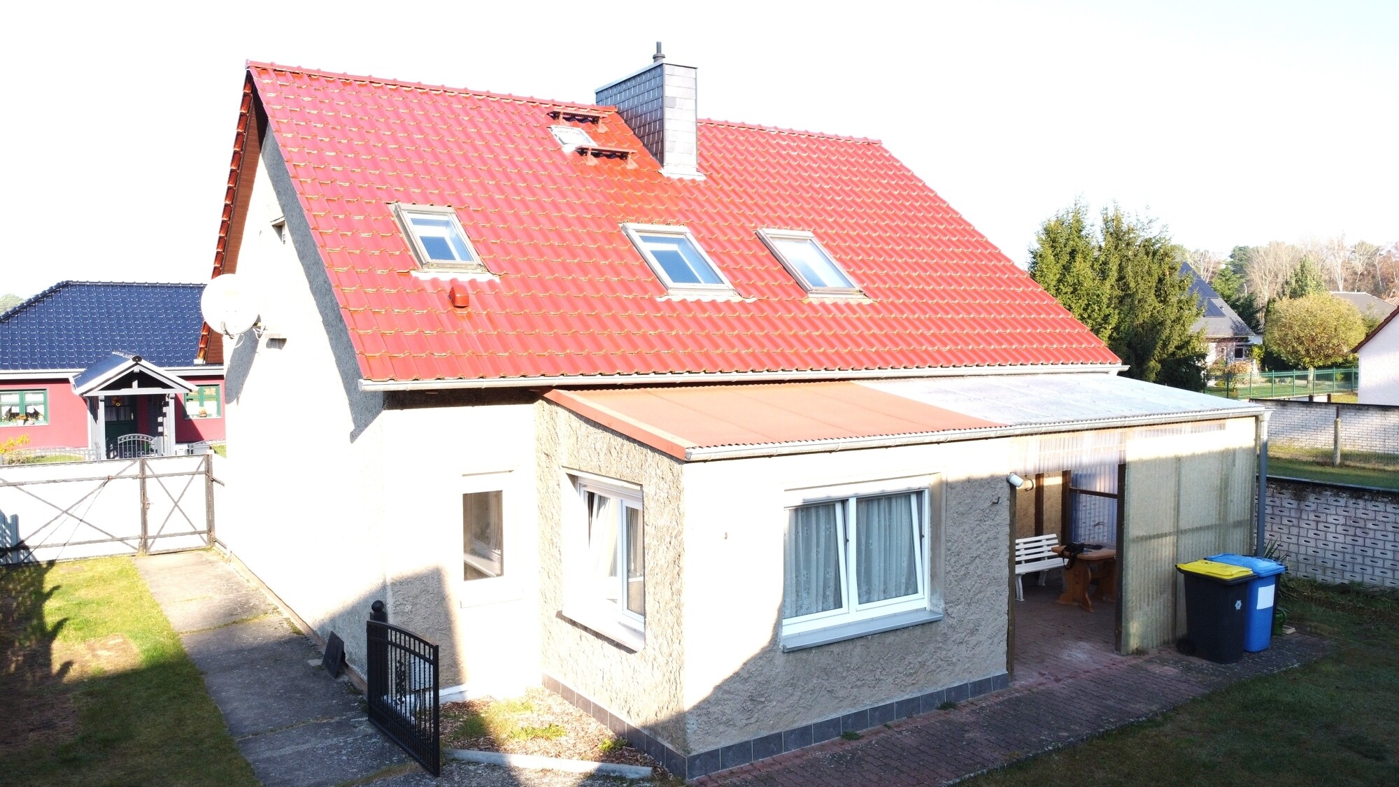 Hausrückansicht 
