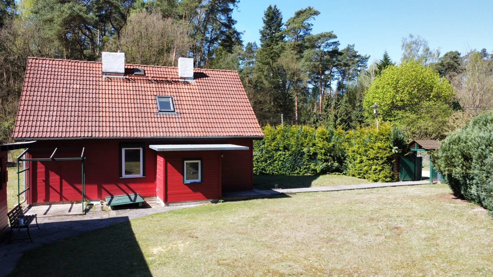 Haus mit Zugang