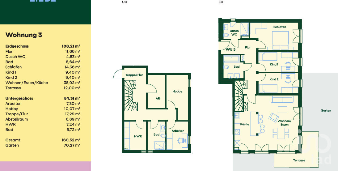 Grundriss WE3