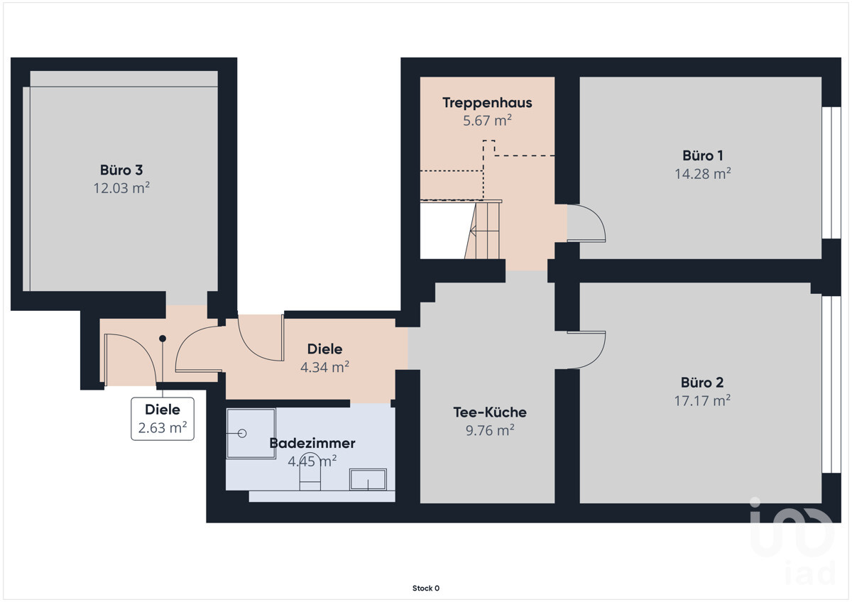 Grundriss Büro