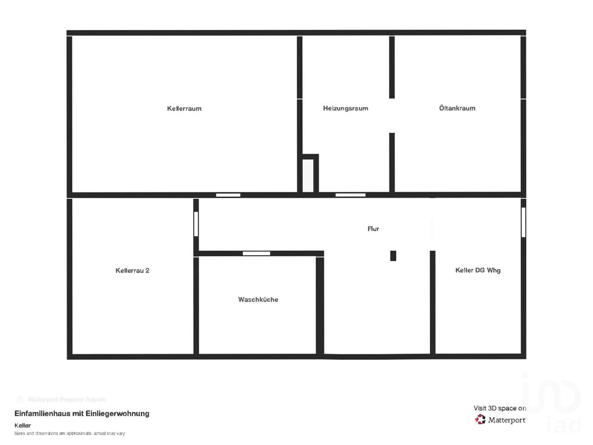 Grundriss Keller 2