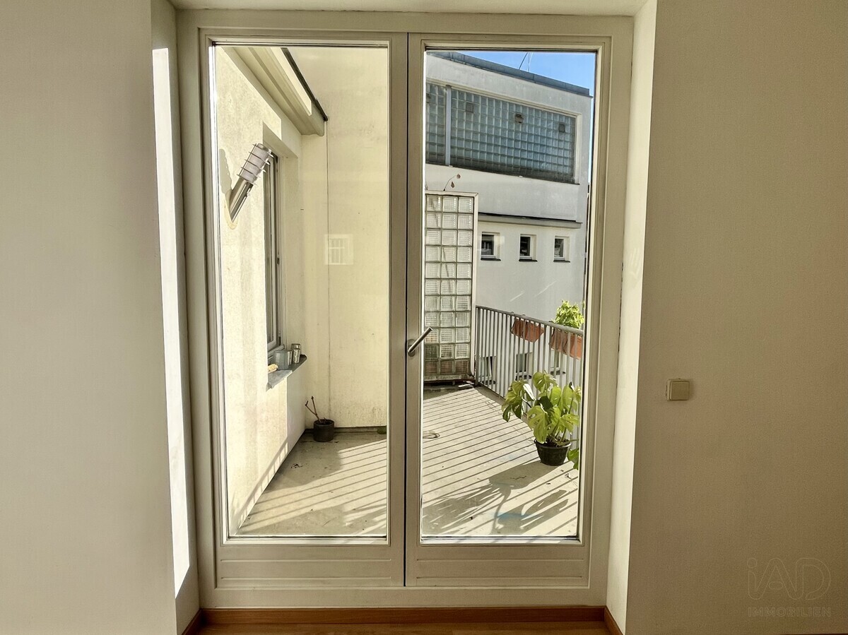 Blick auf den Balkon