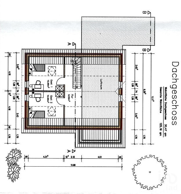Grundriss Dachgeschoss