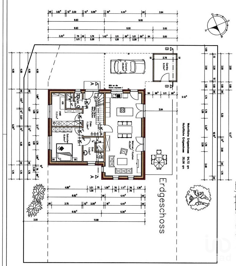 Grundriss Erdgeschoss