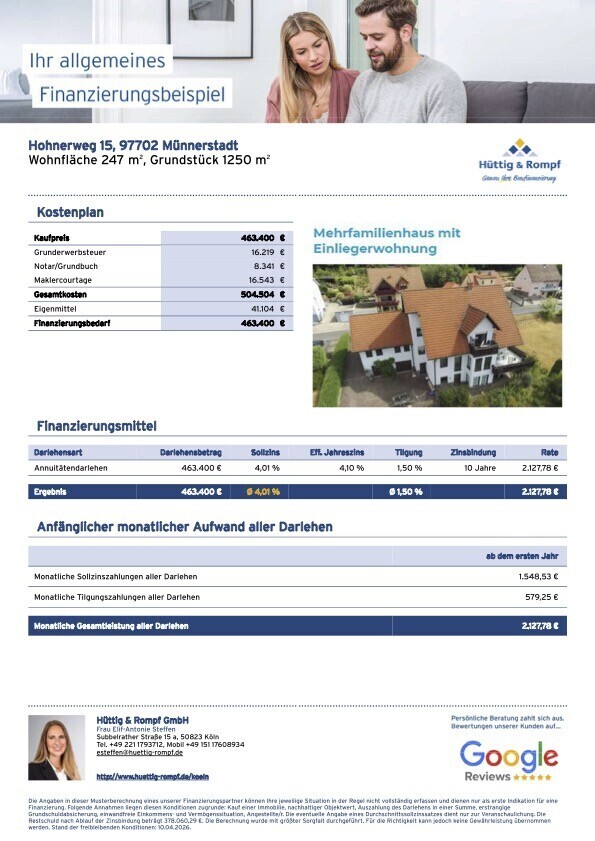 Musterberechnung_Hohnerweg 15
