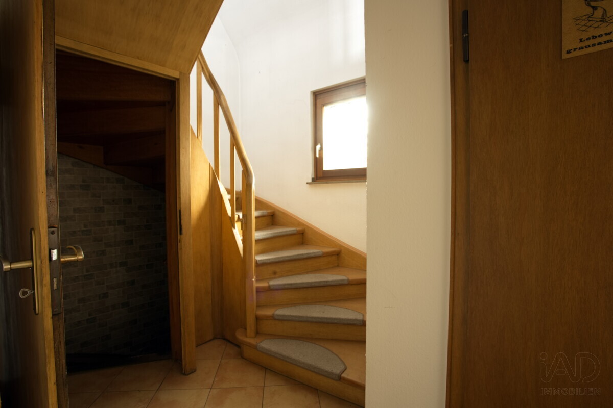 Treppenaufgang zur 1. Etage (DG)