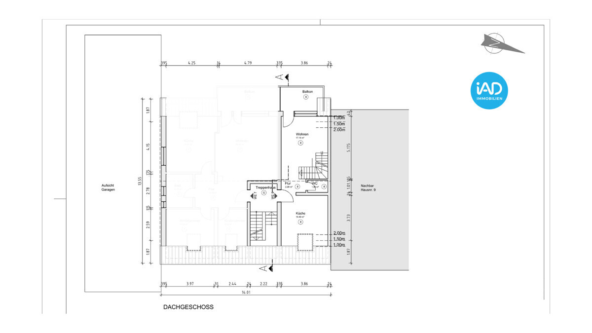 Grundriss Dachgeschoss