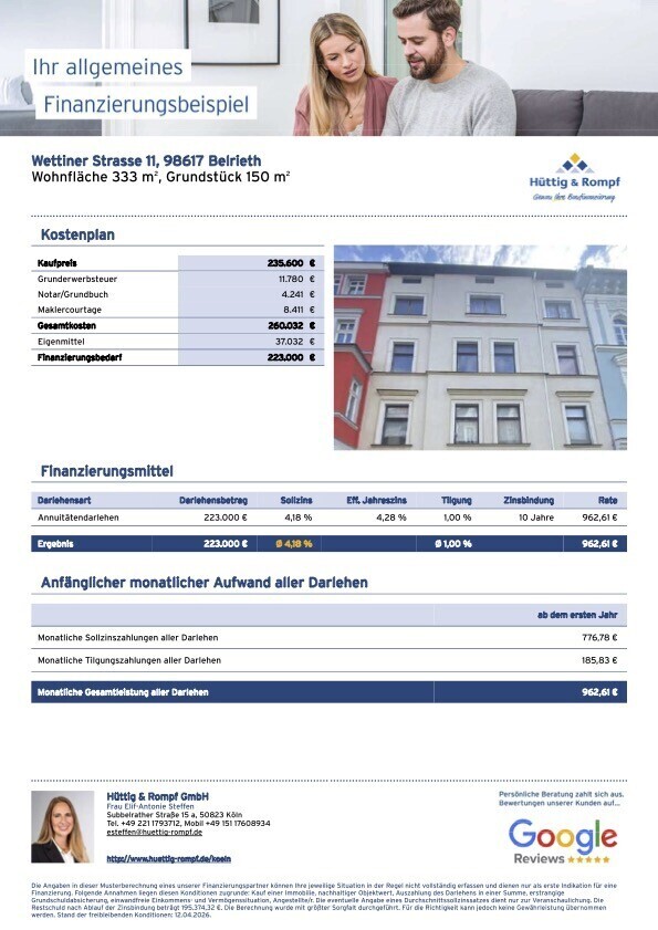 Musterberechnung_Wettiner Strasse 11