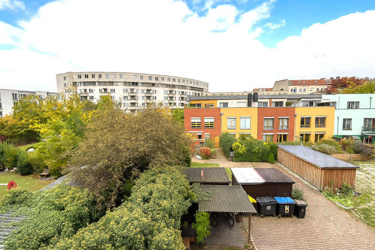 Blick, Hinterhof vom hinteren Schlafzimmer 
