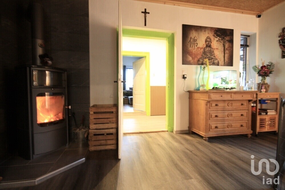 Kaminofen im Wohnzimmer