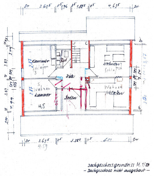 Grundriss Dachgeschoss