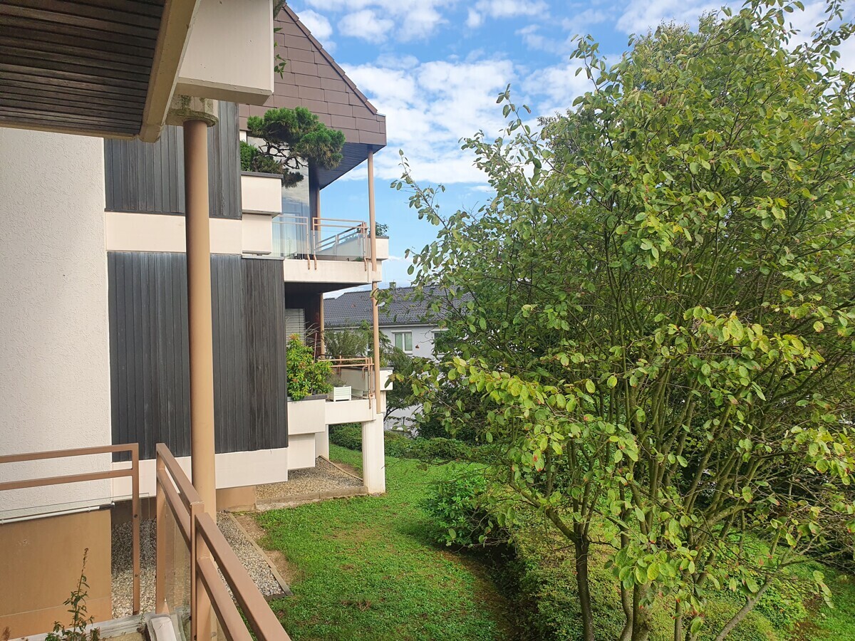 Blick vom Balkon