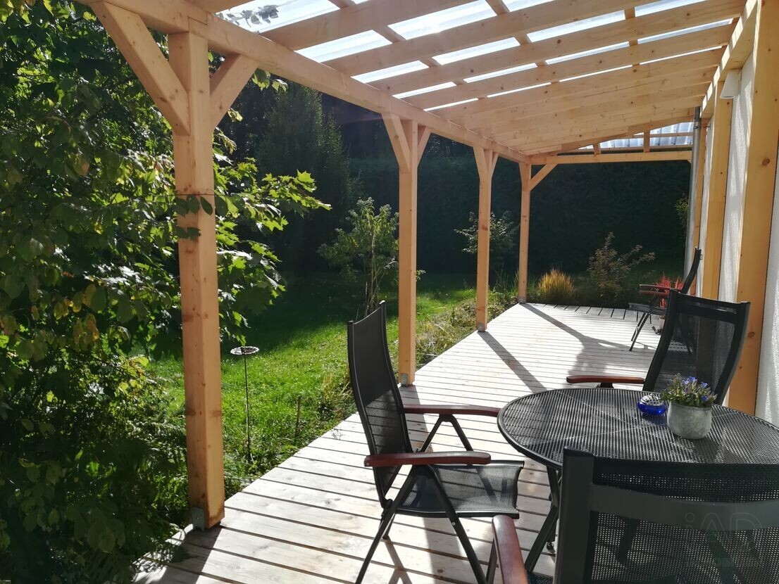 Terrasse beim Tiny House