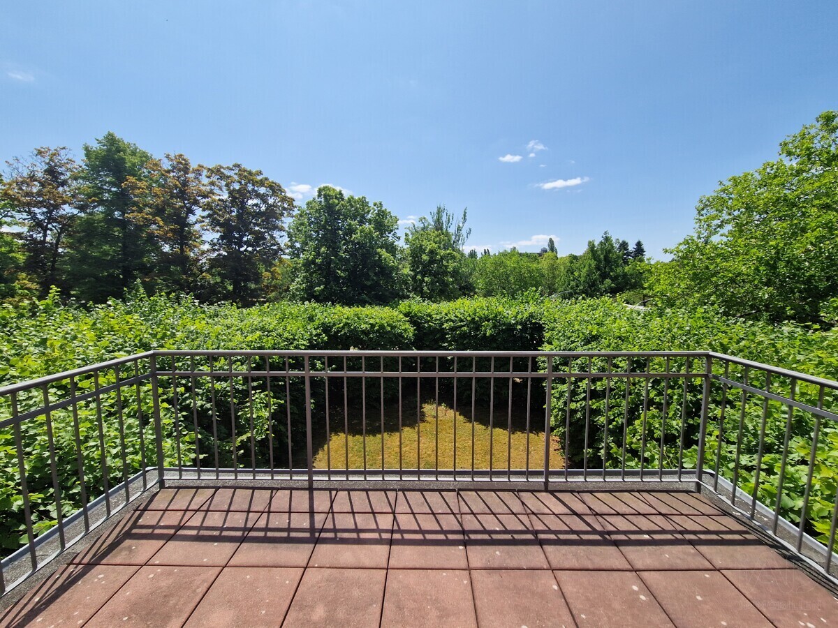 Laubengang Terrassenaussicht